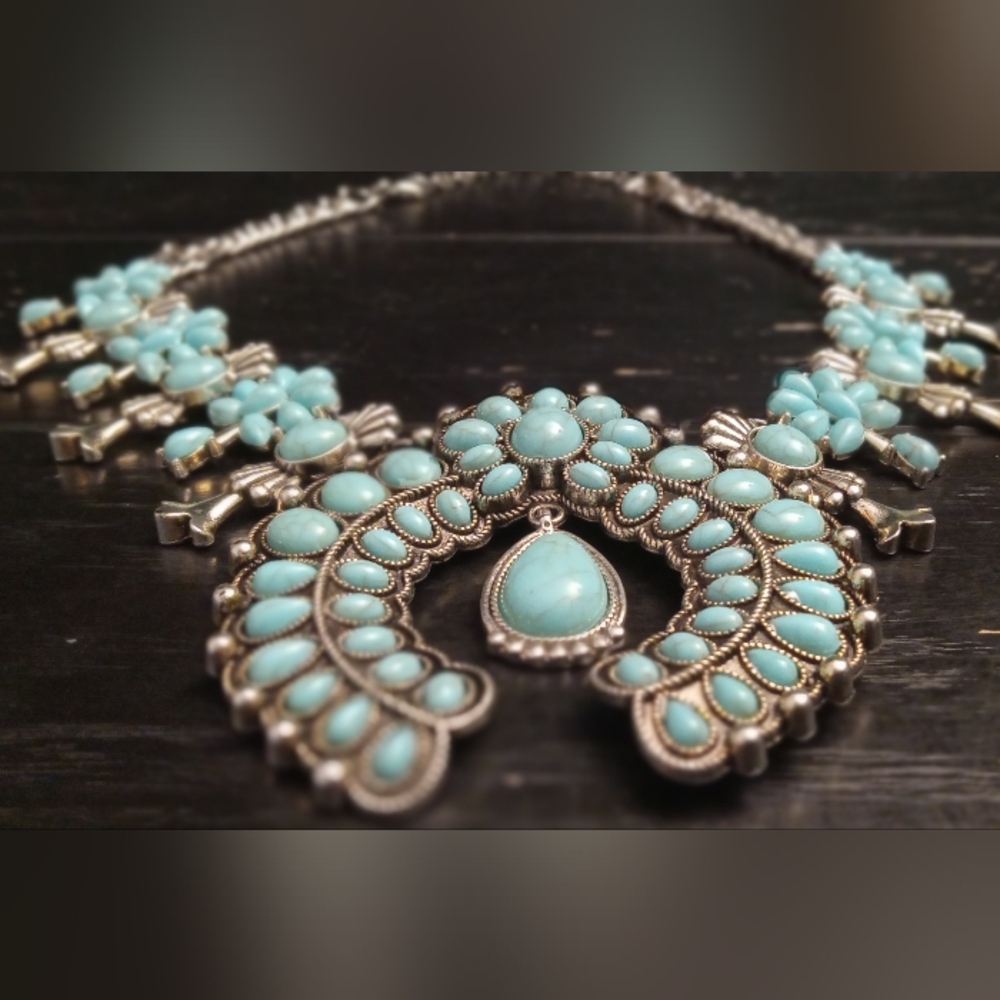 Native Squash Blossom Necklace